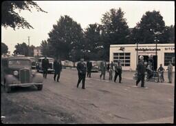 (050-007) Veterans March in the Ontonagon Labor Day Parade (3 of 3)