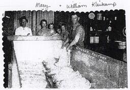 Mary and William Kleicamp at Schaffer Cheese Factory