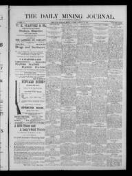 The Daily Mining Journal, 1886-01-25