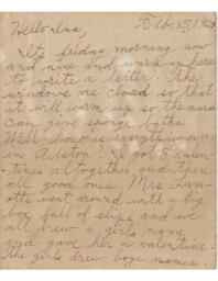 Letter from Edward Lungi to Ina, 1929-02-15