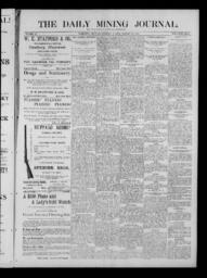 The Daily Mining Journal, 1886-01-30