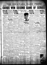 The Escanaba Daily Press, 1931-10-03