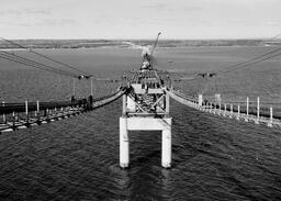 Cable spinning during Mackinac Bridge construction (17 of 33)