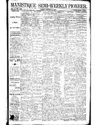 Manistique Semi-Weekly Pioneer, 1893-01-10