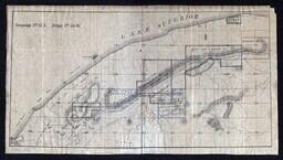 Map Showing Mines in the Porcupine Mountains