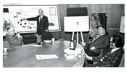 Board of Control Members Discussing Campus Development (Part of the NMU Historic Photographs Collection)