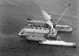 Aerial View of Mackinac Bridge Construction (30 of 77)