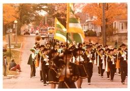 Marching Band Performing in Parade (Part of the NMU Historic Photographs Collection)