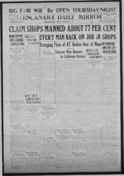 Escanaba Daily Mirror, 1922-09-19