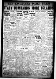 The Escanaba Daily Press, 1923-09-02