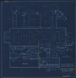 1500 KW L.P. Turbine for Baltic Mill General Arrangement