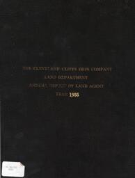 Cleveland-Cliffs Iron Company Land Department Annual Report, 1935 (Part 1)