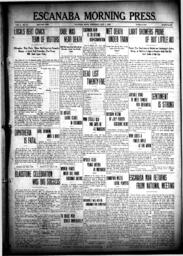 Escanaba Morning Press, 1910-07-07