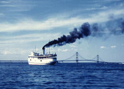 Ferry boats in the Straits of Mackinac (2 of 9)