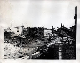 Fire Damage to Barn-Style Doors and Building Interior (2 of 2)