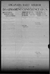 Escanaba Daily Mirror, 1921-11-12