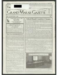 Grand Marais Gazette, 2009-05-07