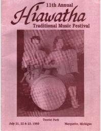 Hiawatha Music Festival Program, 1989