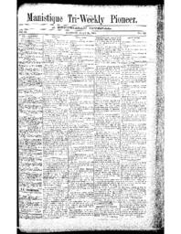 Manistique Tri-Weekly Pioneer, 1888-07-24