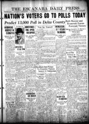 The Escanaba Daily Press, 1932-11-08