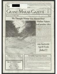 Grand Marais Gazette, 2008-04-03