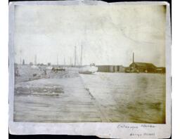 Barge Bissel in Ontonagon Harbor