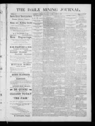 The Daily Mining Journal, 1885-12-09