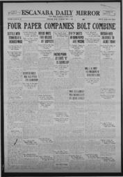 Escanaba Daily Mirror, 1922-05-11