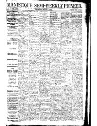 Manistique Semi-Weekly Pioneer, 1893-08-09