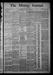 The Mining Journal, 1881-11-12