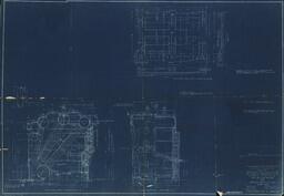 Setting and Foundation Plan of One Class A No. 18 L.H. Half Battery Boiler for Baltic Mining Company