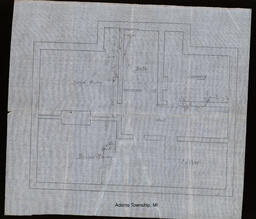 Champion Copper Company Doctor's House at Painesdale Drawing (11 of 13)