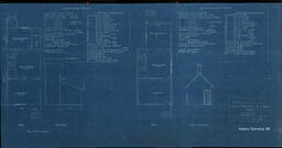 Trimountain Mine Company Houses--Proposed Alterations to 4-Room House Blueprint