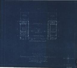 Proposed Addition to Present High School, Painesdale, Michigan, First Floor Plan, Scheme “G”