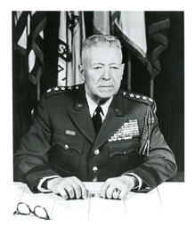 Military Officer Sitting at Desk (Part of the NMU Historic Photographs Collection)