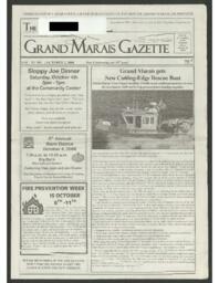 Grand Marais Gazette, 2008-10-02