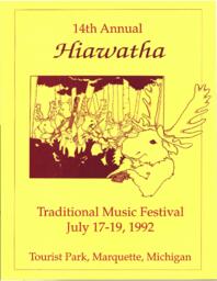 Hiawatha Music Festival Program, 1992