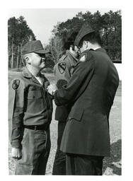 Abbey Receiving a Medal (Part of the NMU Historic Photographs Collection)