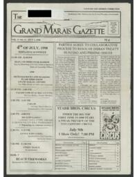 Grand Marais Gazette, 1998-07-02