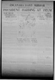 Escanaba Daily Mirror, 1921-10-15