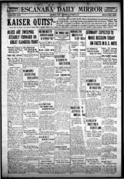 Escanaba Daily Mirror, 1918-10-16