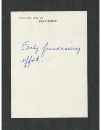 Elmer White to James L. Carter, 1971-02-09