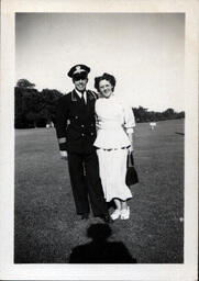 Tom and Dorotha Ross in Field