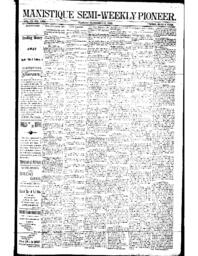 Manistique Semi-Weekly Pioneer, 1892-12-13