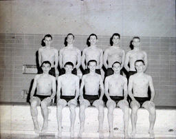 Swimming Team: Group Photograph of Swim Team (2)