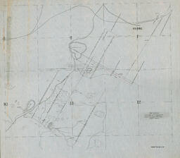 Globe Mine Diamond Drill Exploration South of Eleven Mile Lake Map