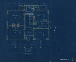 Champion Copper Company Doctor's House at Painesdale Drawing (2 of 13)