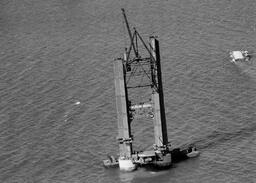 Aerial View of Mackinac Bridge Construction (3 of 77)