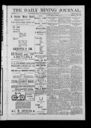 The Daily Mining Journal, 1896-03-28