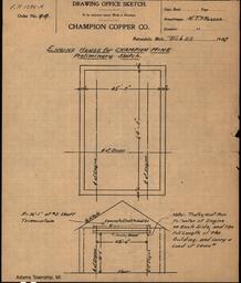 Preliminary Sketch for Engine House Champion Mine